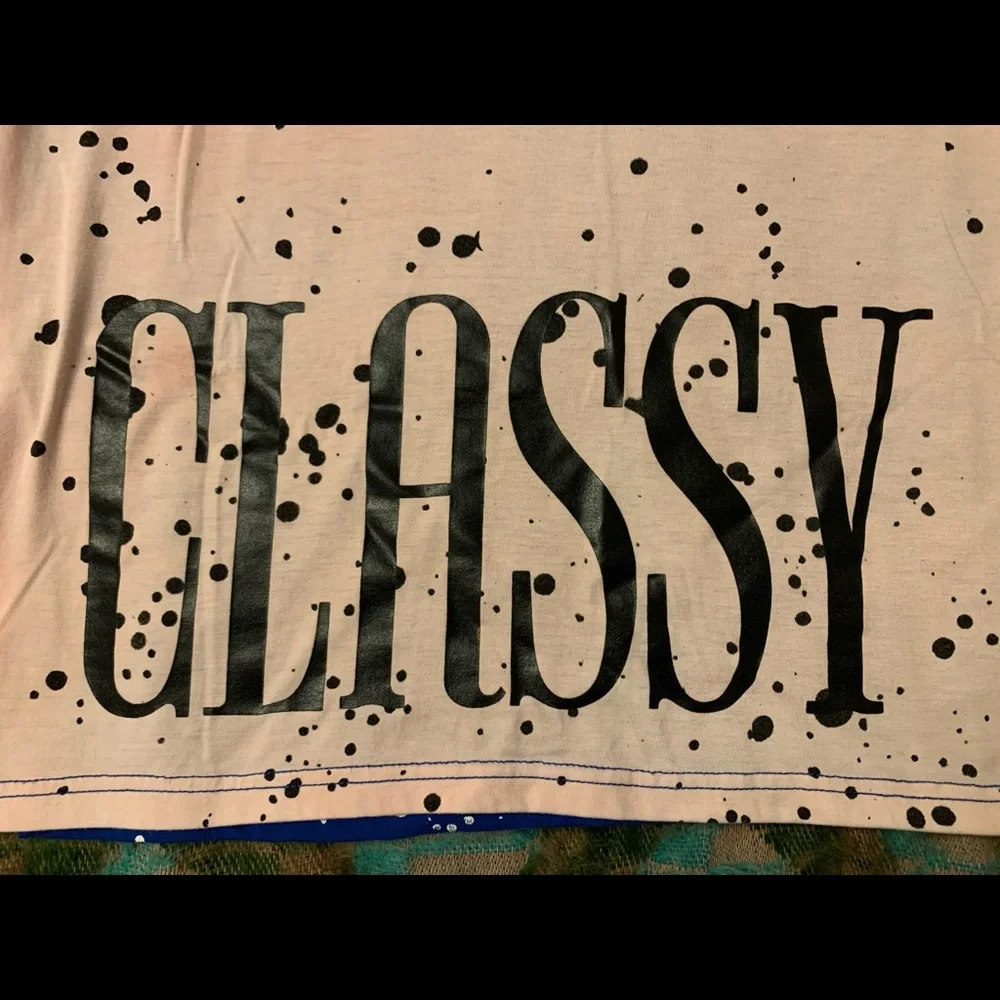Classy & Hood Splatter 2-Tone Shirt - Picture 3 of 5